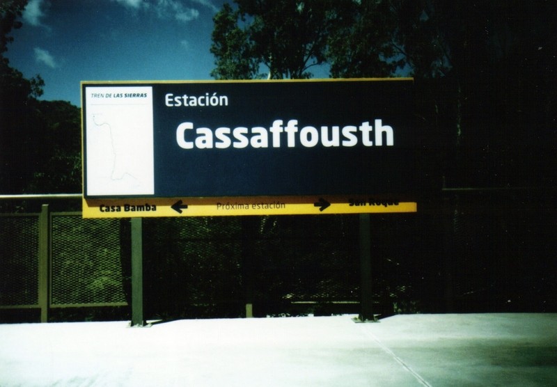 Foto: estación Cassaffousth - San Roque (Córdoba), Argentina