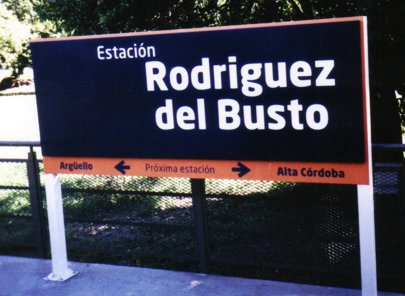 Foto: estación Rodríguez del Busto - Córdoba, Argentina