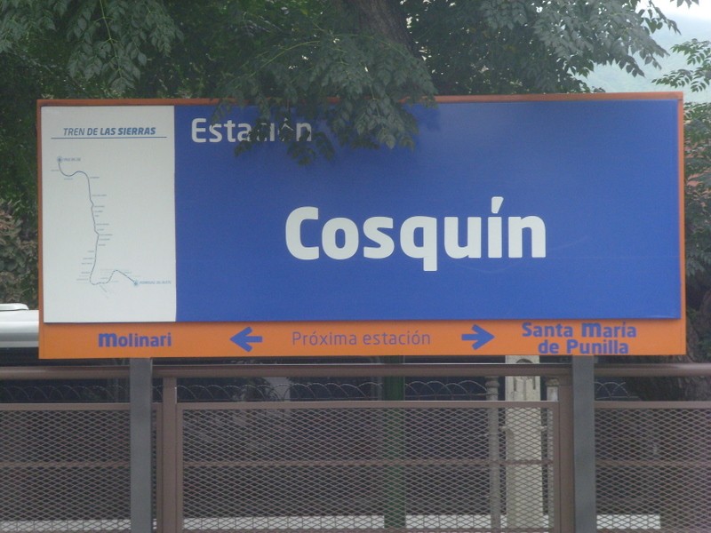 Foto: estación Cosquín - Cosquín (Córdoba), Argentina