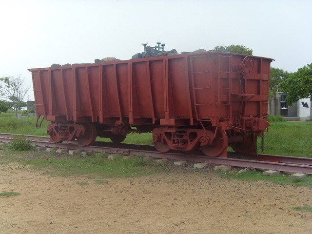 Foto: vagón puesto de monumento - Ciudad Guayana (Bolívar), Venezuela
