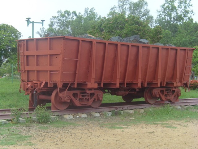 Foto: vagón puesto de monumento - Ciudad Guayana (Bolívar), Venezuela