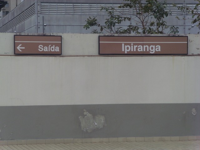 Foto: estación Ipiranga - São Paulo, Brasil