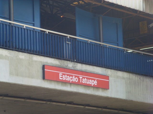Foto: estación Tatuapé - São Paulo, Brasil