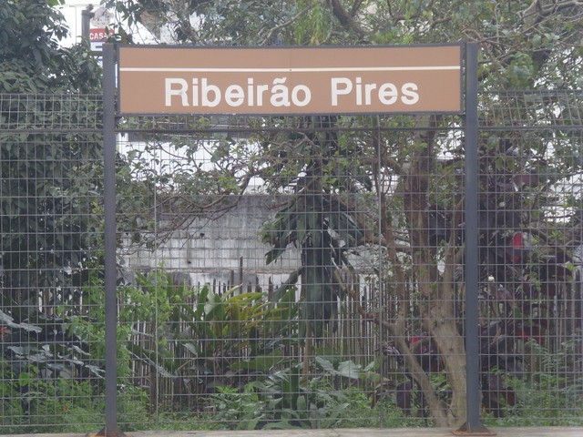 Foto: estación Ribeirão Pires - Ribeirão Pires (São Paulo), Brasil