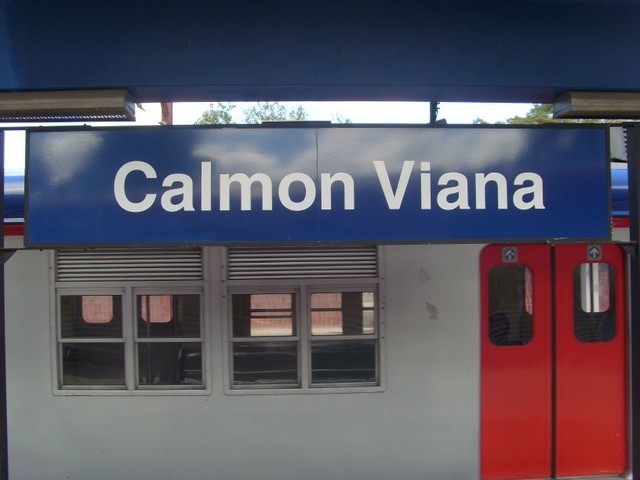 Foto: estación Caimon Viana - Poá (São Paulo), Brasil