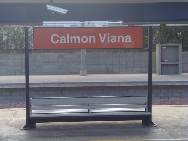 Foto: estación Caimon Viana - Poá (São Paulo), Brasil