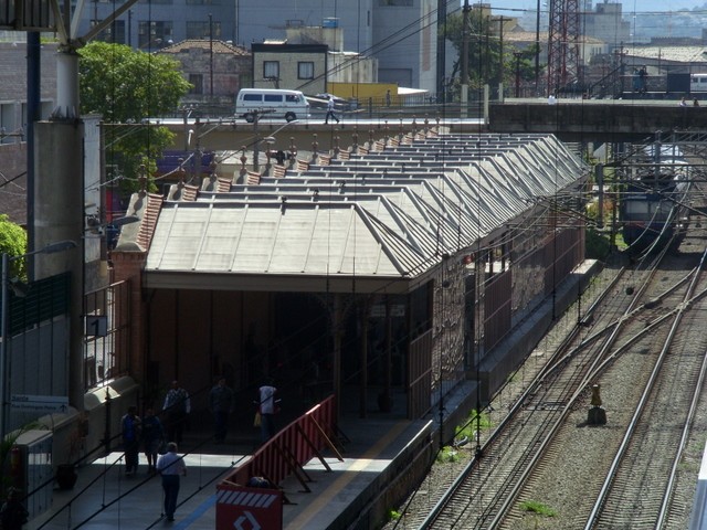 Foto: antigua estación Brás (SPR-EFSJ) - São Paulo, Brasil