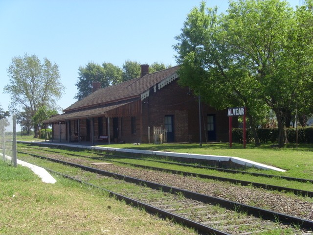 Foto: estación Alvear, FC Mitre - Alvear (Santa Fe), Argentina