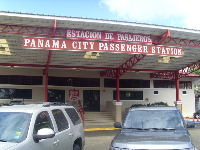 Foto: estación terminal del Ferrocarril del Canal de Panamá - Balboa (Panamá), Panamá