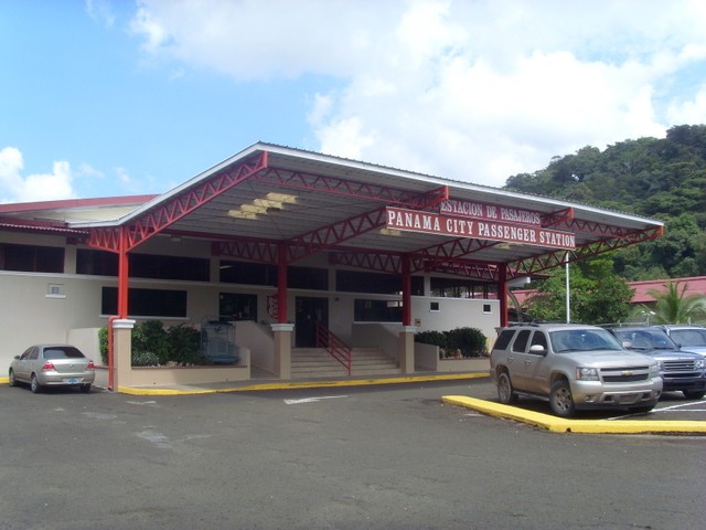 Foto: estación terminal del Ferrocarril del Canal de Panamá - Balboa (Panamá), Panamá