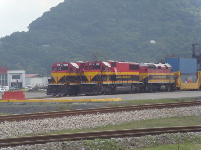 Foto: material rodante del Ferrocarril del Canal de Panamá - Balboa (Panamá), Panamá