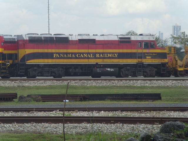Foto: material rodante del Ferrocarril del Canal de Panamá - Balboa (Panamá), Panamá