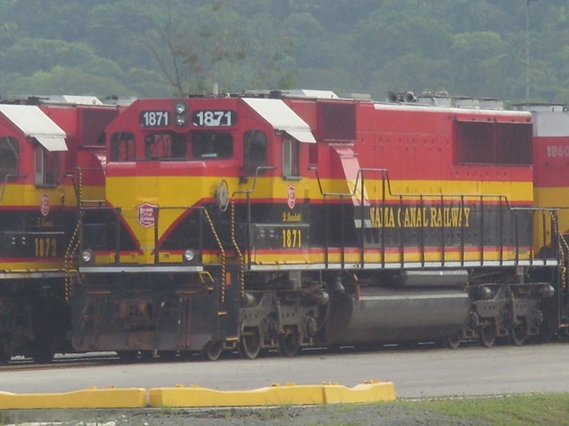 Foto: material rodante del Ferrocarril del Canal de Panamá - Balboa (Panamá), Panamá