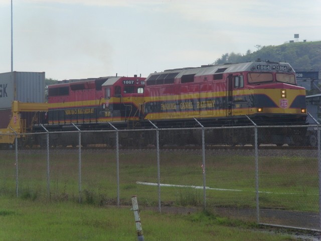 Foto: material rodante del Ferrocarril del Canal de Panamá - Balboa (Panamá), Panamá