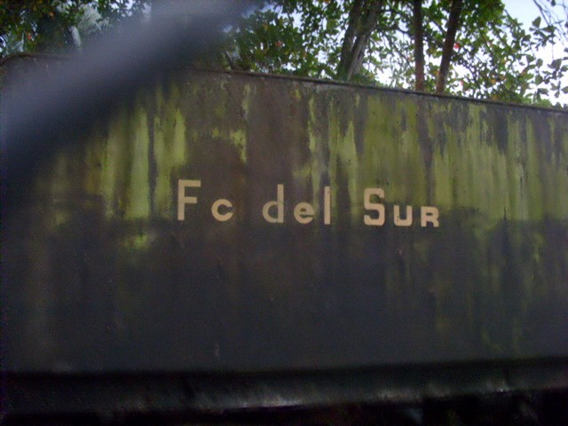 Foto: ténder de la locomotora - Golfito (Puntarenas), Costa Rica