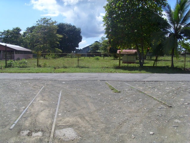 Foto: restos de la trocha métrica del Ferrocarril de Chiriquí - Puerto Armuelles (Chiriquí), Panamá