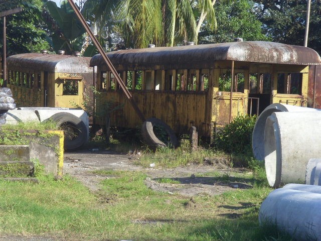 Foto: material rodante en ex estación La Concepción, FC de Chiriquí - La Concepción (Chiriquí), Panamá