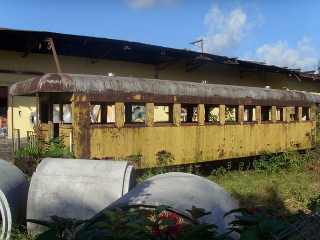 Foto: material rodante en ex estación La Concepción, FC de Chiriquí - La Concepción (Chiriquí), Panamá