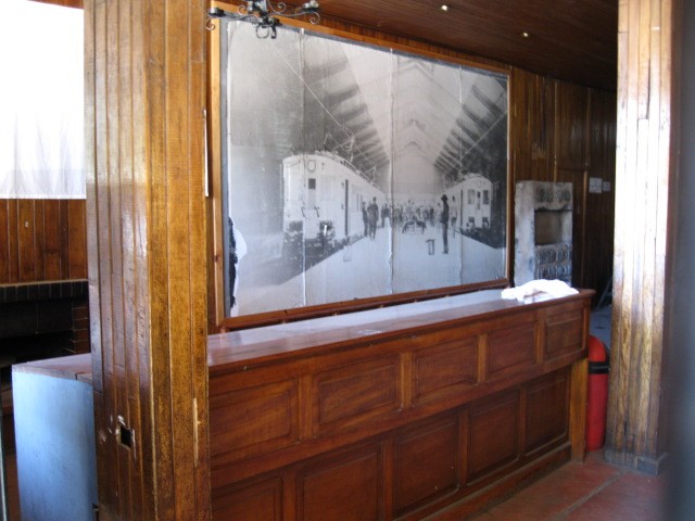 Foto: ex estación Quetzaltenango; detalle del interior - Quetzaltenango, Guatemala