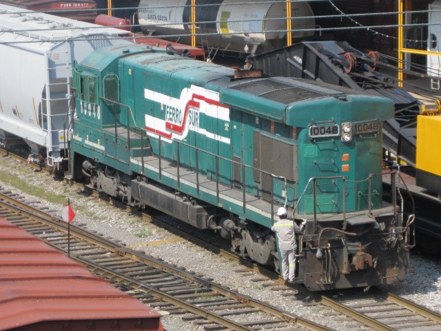 Foto: vista desde el puente de la estación - Coatzacoalcos (Veracruz-Llave), México