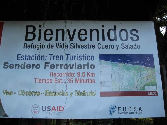 Foto: salida del tren turístico - La Unión (Atlántida), Honduras