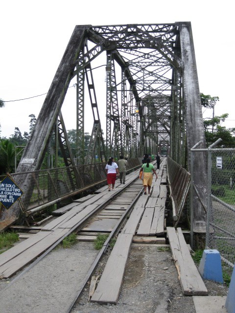 Foto: acceso migratorio de Sixaola (Costa Rica) a Guabito (Panamá) - Sixaola (Limón), Costa Rica