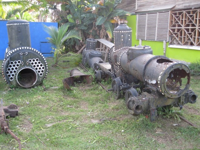 Foto: restos de vaporera - Bocas del Toro, Panamá