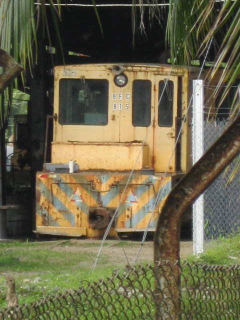 Foto: ferrocarril bananero Bocas Fruit Company, muerto - Almirante (Bocas del Toro), Panamá