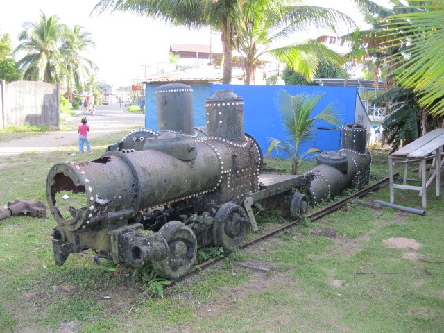 Foto: restos de vaporera - Bocas del Toro, Panamá