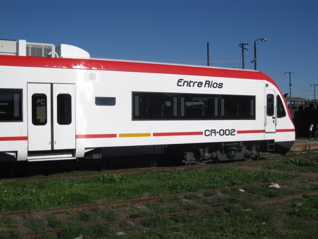 Foto: coche motor Materfer en estación Concepción del Uruguay - Concepción del Uruguay (Entre Ríos), Argentina