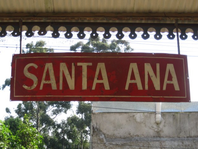 Foto: ex estación Santa Ana, FC Urquiza - Santa Ana (Corrientes), Argentina