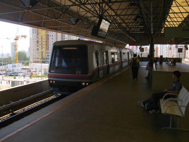Foto: Metrô de Brasilia, estación Águas Claras - Brasilia (Distrito Federal), Brasil