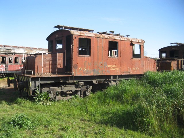Foto: locomotora eléctrica de maniobras, Ferroclub Argentino - Villa Lynch (Buenos Aires), Argentina