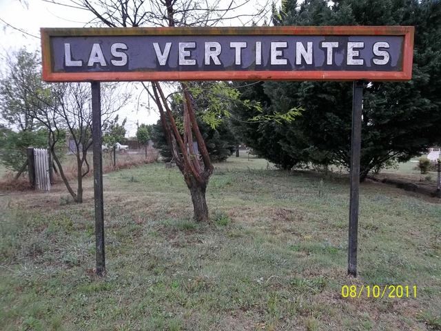 Foto: estación Las Vertientes, FC San Martín - Las Vertientes (Córdoba), Argentina
