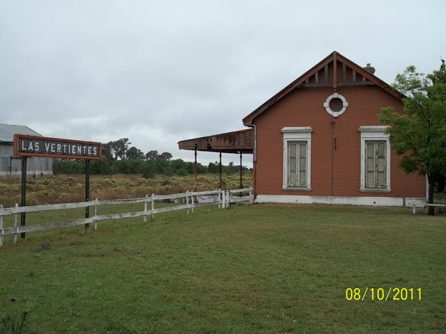 Foto: estación Las Vertientes, FC San Martín - Las Vertientes (Córdoba), Argentina