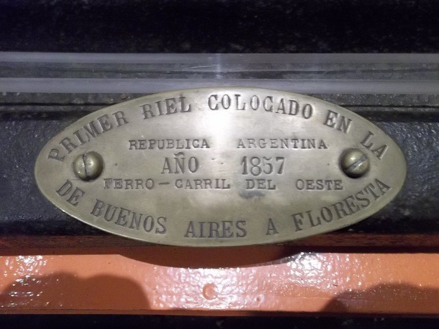 Foto: Museo de Luján; primer riel - Luján (Buenos Aires), Argentina