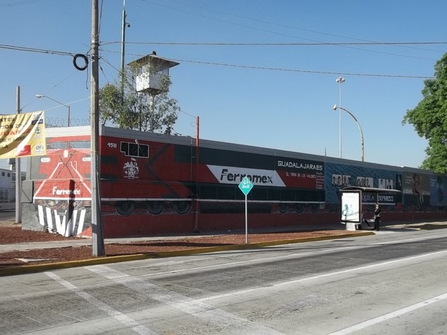 Foto: mural ferroviario - Guadalajara (Jalisco), México