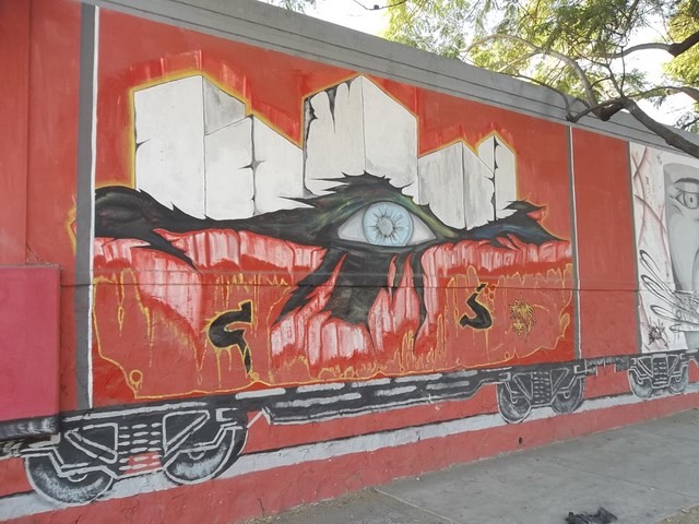 Foto: mural ferroviario - Guadalajara (Jalisco), México