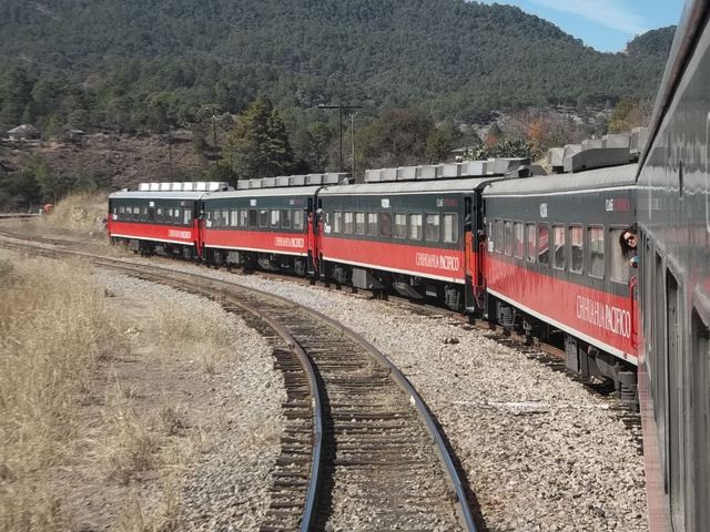 Foto: tren en estación Irigoyen - Irigoyen (Chihuahua), México