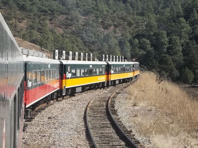 Foto: tren en estación Irigoyen - Irigoyen (Chihuahua), México