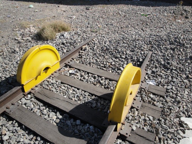Foto: vía hacia la ex estación - Saltillo (Coahuila), México
