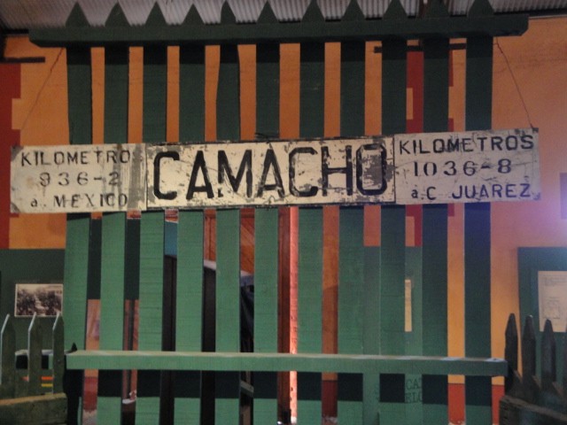 Foto: cartel de la estación camacho en el ex galpón - Aguascalientes, México
