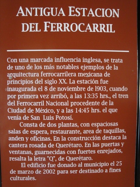 Foto: estación Querétaro, hecha museo - Querétaro, México