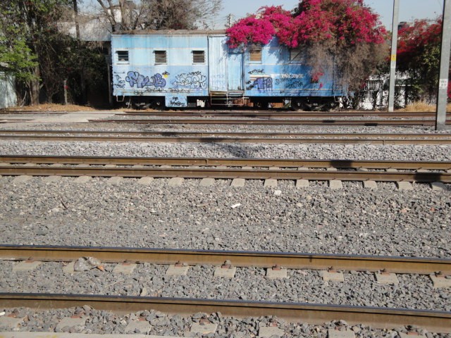 Foto: frente a la estación Querétaro, hecha museo - Querétaro, México