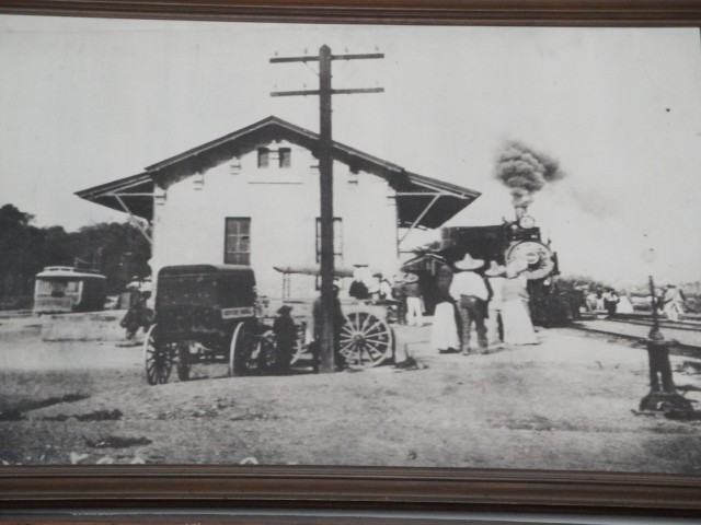 Foto: estación Querétaro original, en el centro, desaparecida - Querétaro, México