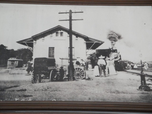 Foto: estación Querétaro original, en el centro, desaparecida - Querétaro, México