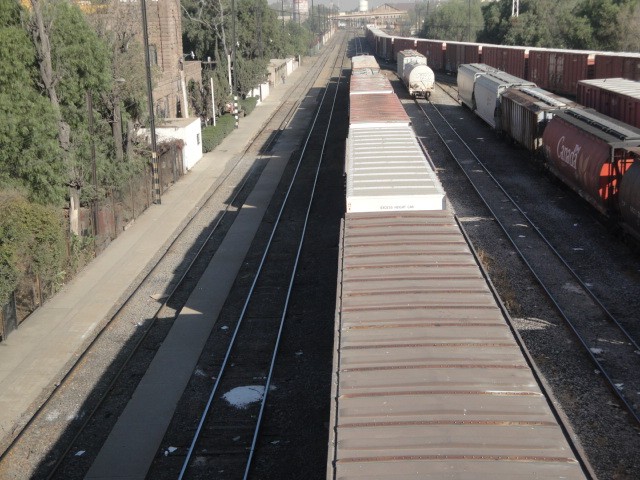 Foto: estación del ex FC Nacional Mexicano - San Luis Potosí, México