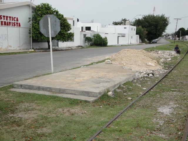 Foto: Parada sin nombre del ramal a Progreso - Mérida (Yucatán), México