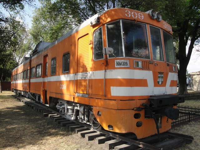 Foto: coche motor en ex estación Puebla, museo ferroviario - Puebla, México