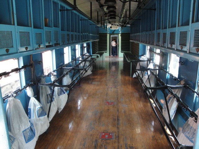 Foto: ex estación Puebla, museo ferroviario; vagón correo - Puebla, México